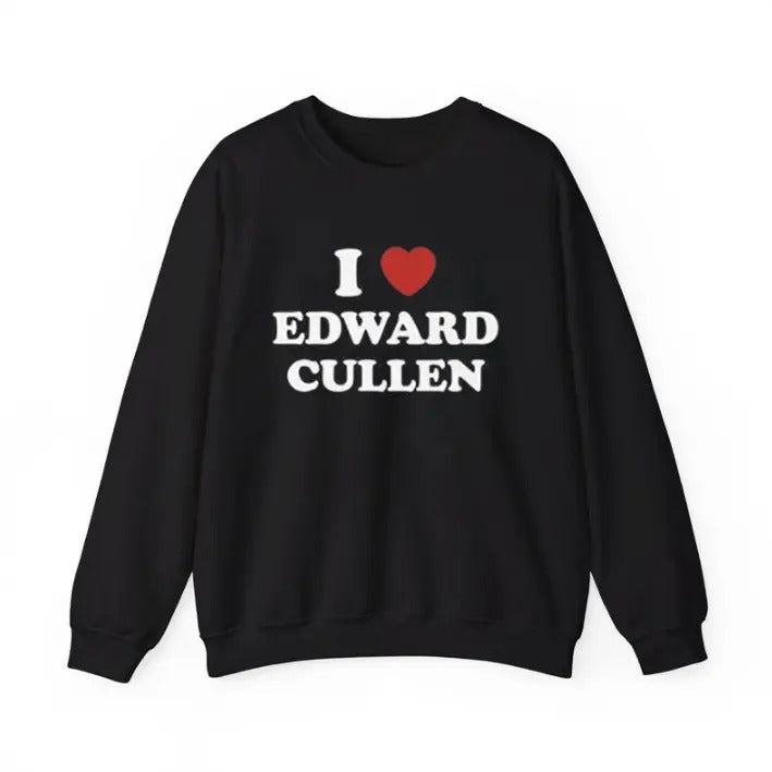Edward Cullen Fan Crewneck Unisex Vampire Sweatshirt Menswear Hoodie T-Shirts | HypeDripTees.com