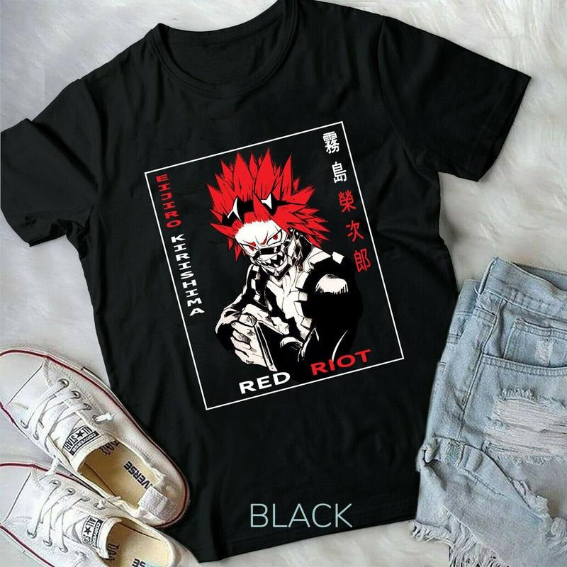 Eijiro Kirishima Eijiro My Hero Academia T-Shirt S-4XL,Red Riot new shirt Hoodie, Sweatshirt | HypeDripTees.com