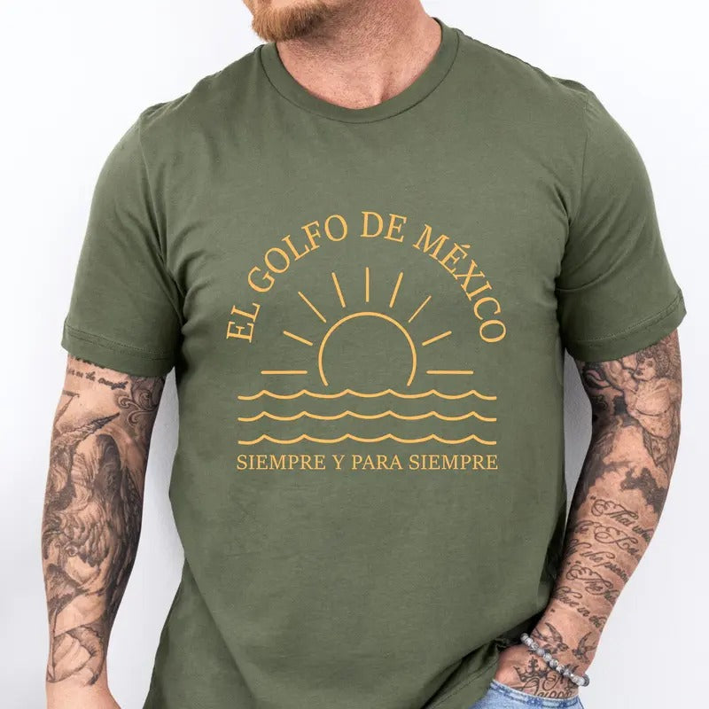 El Golfo De México Shirt,  Gulf of Mexico Para siempre   T-Shirt, Mexico Lover Hoodie, Sweatshirt | HypeDripTees.com