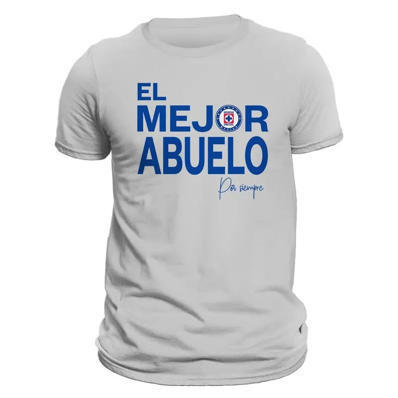 El Mejor Abuelo Por Siempre Cruz Azul Men's T-Shirt Casual Classic Hoodie, Sweatshirt | HypeDripTees.com