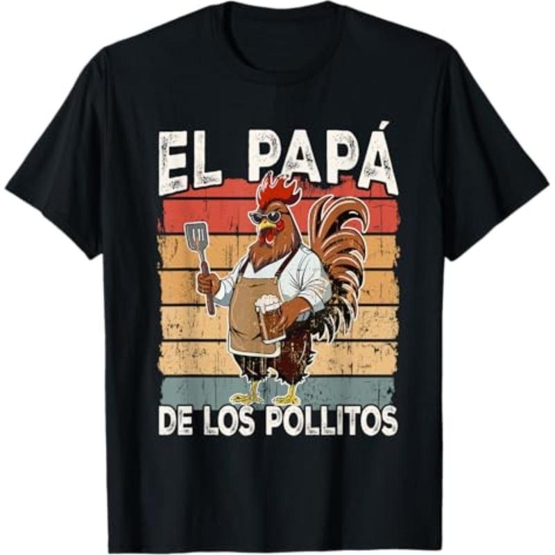 El Papa de lo pollitos funny Spanish Dia del Padre T-Shirt Hoodie, Sweatshirt | HypeDripTees.com