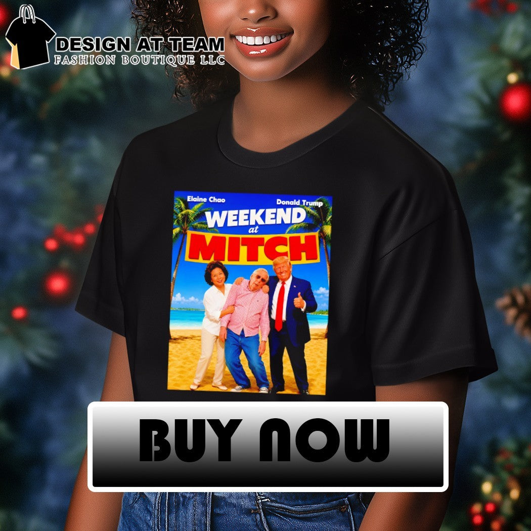 Elaine Chao and Donald Trump on the Weekend at Mitch poster shirt