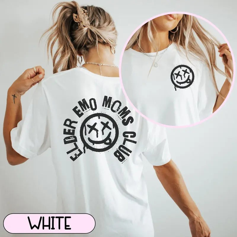 Elder Emo Moms Club Shirt, It Was Never a Phase Shirt, Emo T-shirt, Pop Punk Shirt, Emo Mom Tee, Pop Punk Shirt, Emo...