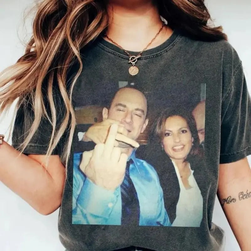 Elliot Stabler And Olivia Benson Shirt, Elliot And Olivia Shirt, Elliot And Olivia Tshirt , Law And Order SVU Tshirt...