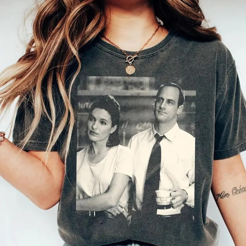 Elliot Stabler And Olivia Benson Shirt, Elliot And Olivia Shirt, Elliot And Olivia Tshirt, Law And Order SVU Tshirt...