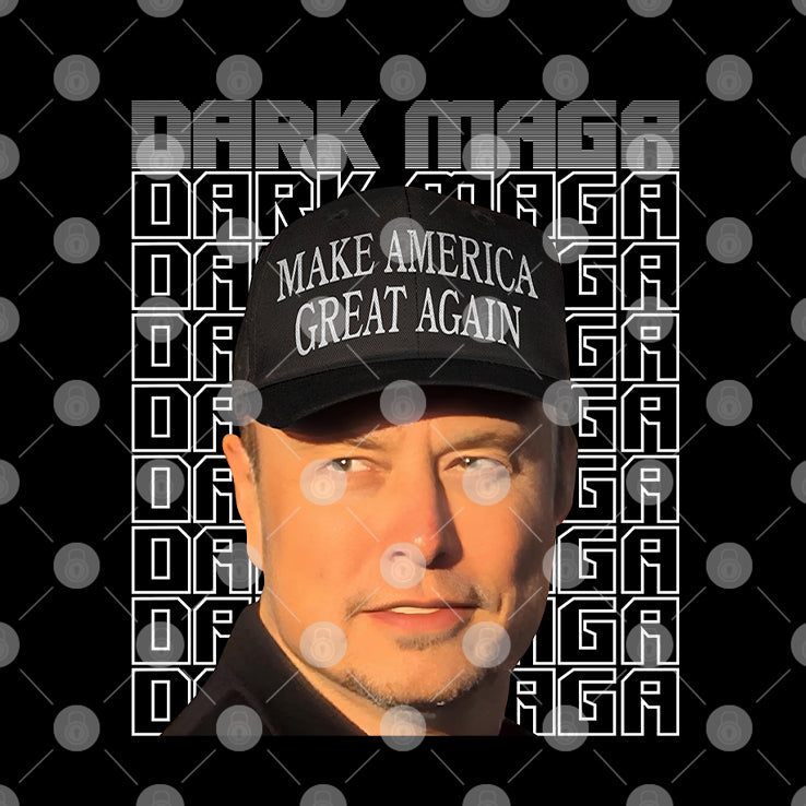 Elon Musk Dark Maga T Shirt