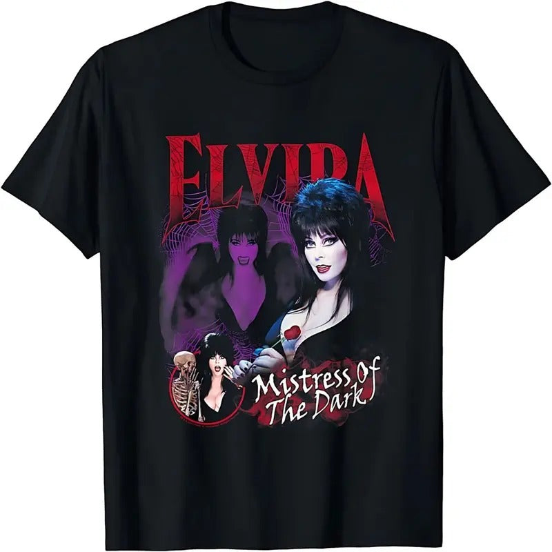 Elvira Mistress Of The Dark Horor Movie Shirt All Size Hoodie, Sweatshirt | HypeDripTees.com