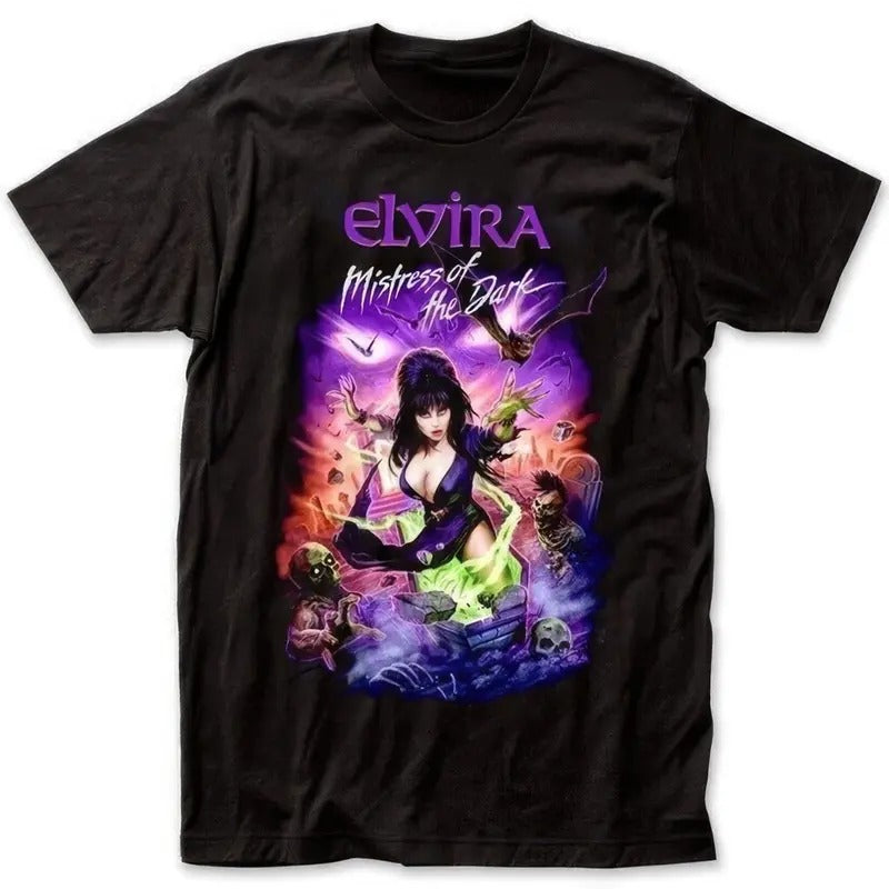 Elvira Mistress T-Shirt the Dark Tee Hoodie, Sweatshirt | HypeDripTees.com