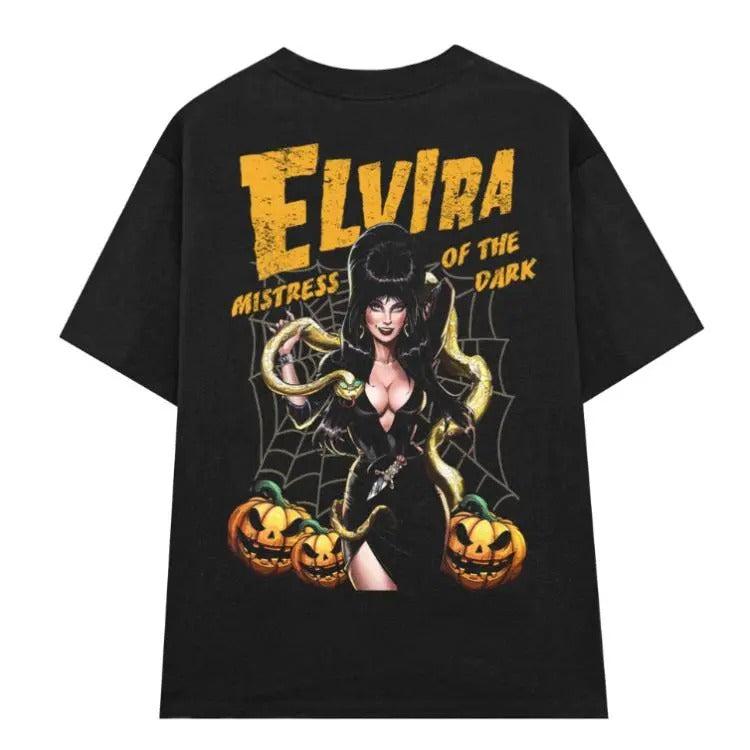 Elvira T-Shirt,Oversize, Unisex T-shirt, All Size, Vinatge tee Menswear Top Hoodie, Sweatshirt | HypeDripTees.com