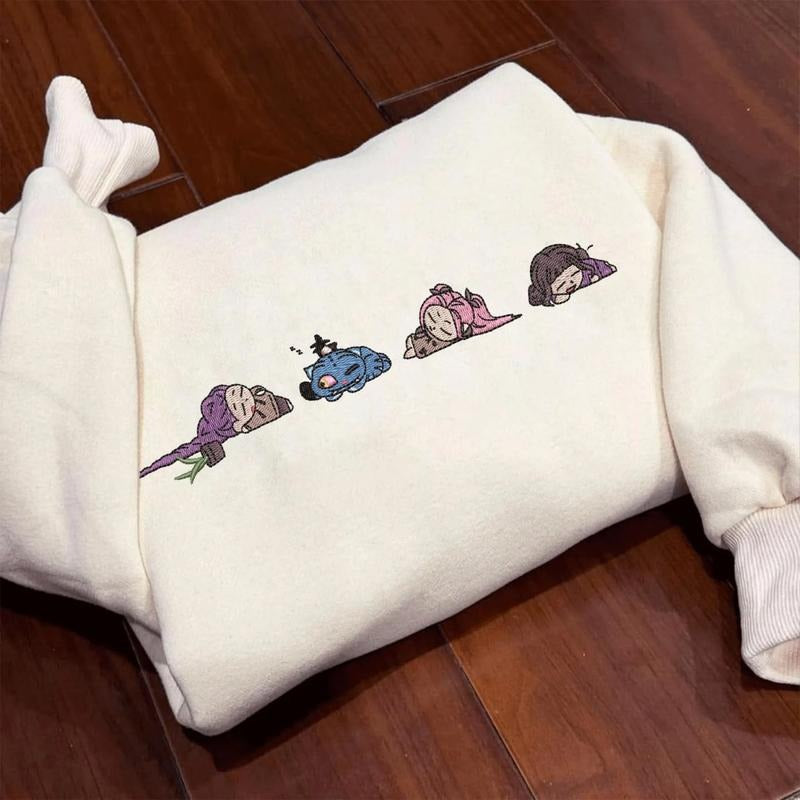Embroidered Demon Hunters Tiger Kpop Demon Hunters Tiger Shirt Hunters Tiger Fan Cute Animal Anime Lover T-Shirts, Hoodie, Sweatshirt
