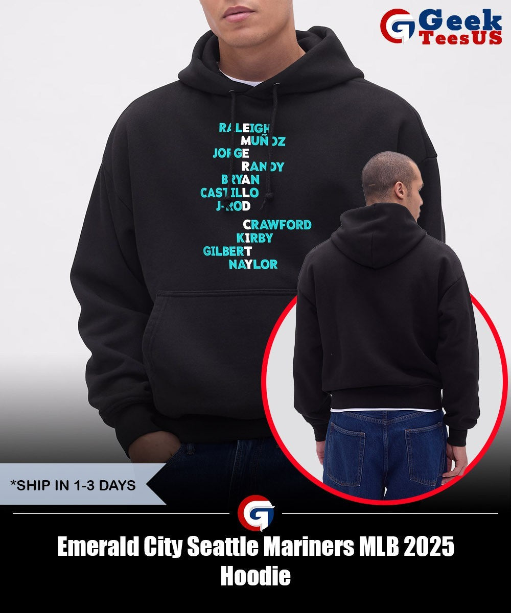 Emerald City Seattle Mariners MLB 2025 shirt