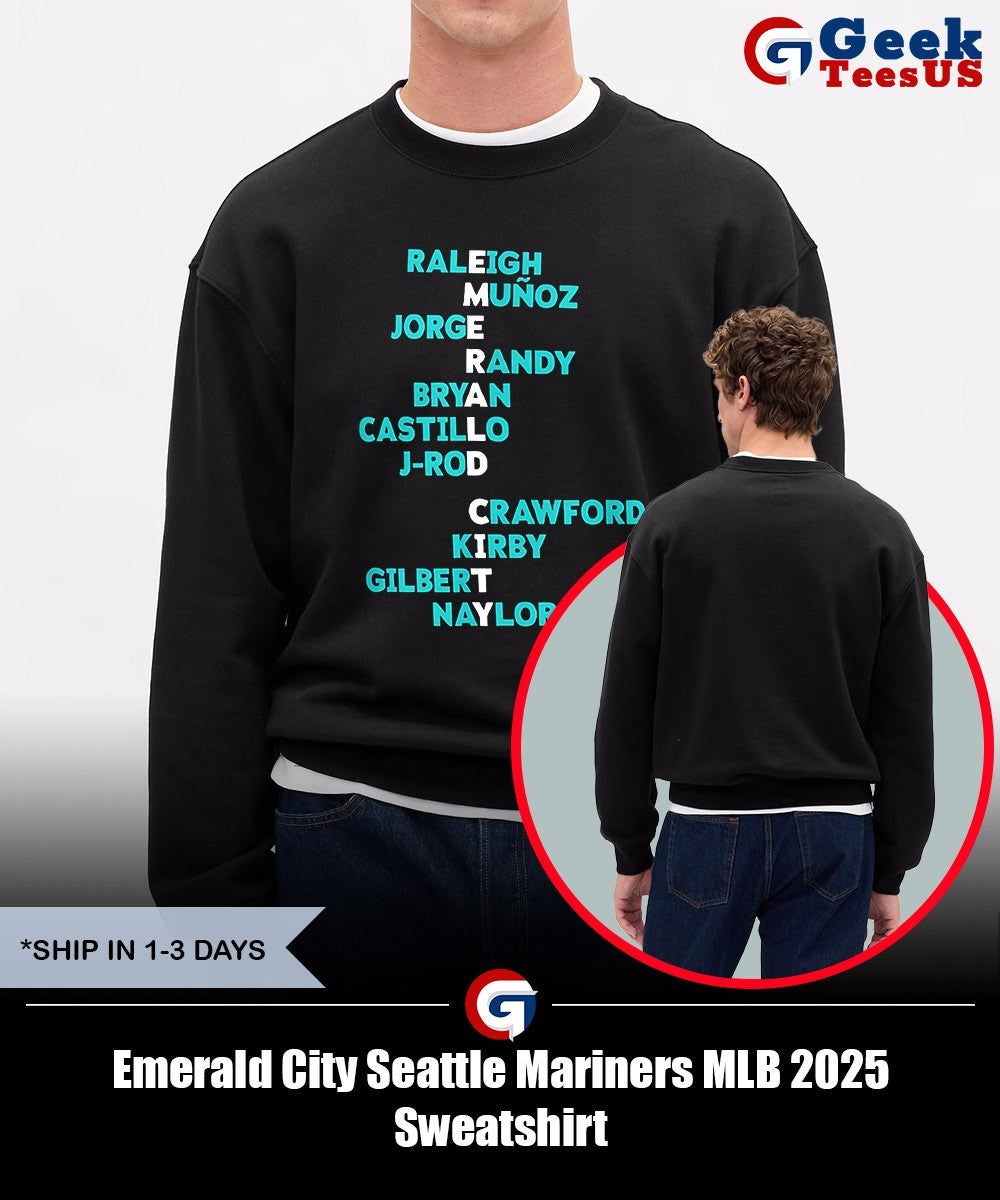 Emerald City Seattle Mariners MLB 2025 shirt