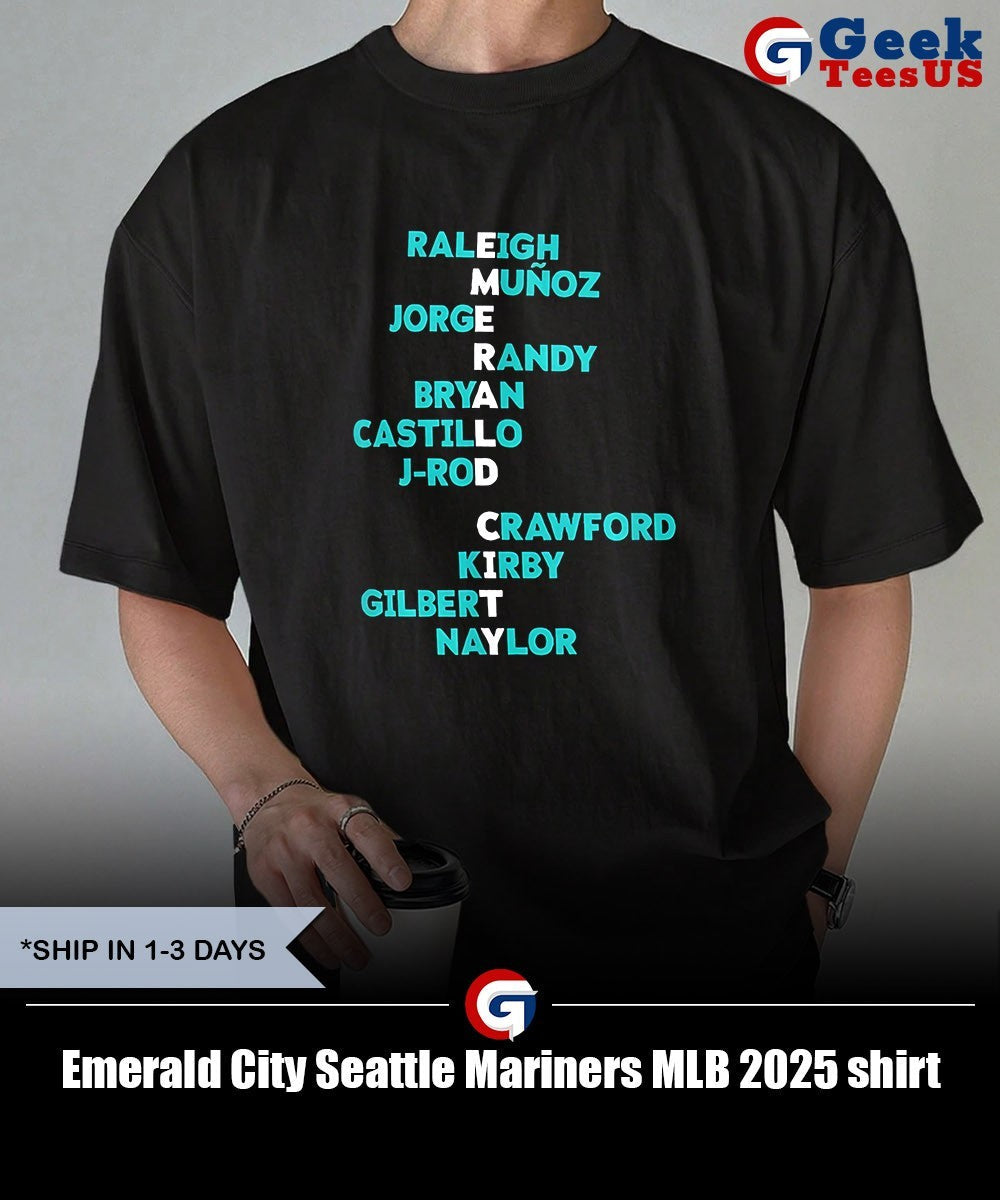 Emerald City Seattle Mariners MLB 2025 shirt