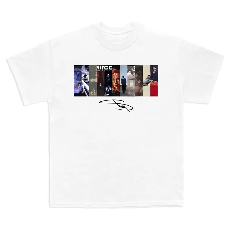 Eminem Rapper Vintage T-shirt, Music Album Graphic Tee, World Tour Gift, Oversized Streetwear for Men and Women Classic...