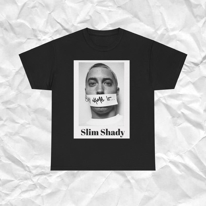 Eminem Slim Shady T-shirt, Eminem 90s Hip Hop T-Shirt Hoodie, Sweatshirt | HypeDripTees.com