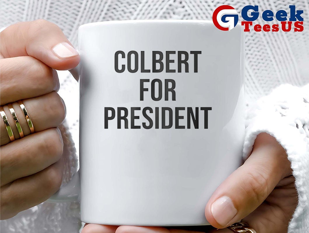 Emma Thompson wore Colbert For President shirt