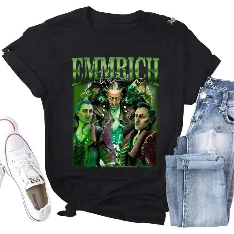 Emmrich Volkarin Bootleg Shirt, Dragon Age Veilguard, Gamer Shirt, Fantasy Tee Hoodie, Sweatshirt | HypeDripTees.com