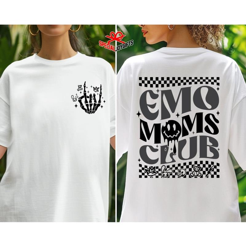 Emo Mom T-Shirt, Emo Moms Club Shirt, Emo Mom Gift, Elder Emo Mom Mothers Day Gift, Emo Gift, Gift For Emo Mom, Auntie...