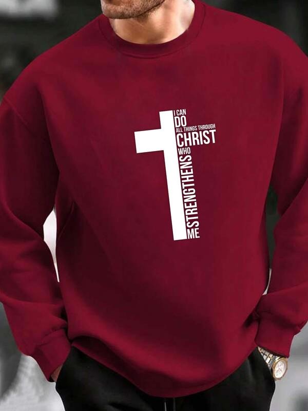 Emo Outfits Unisex Men's Loose Essentials Hoodie, Drop Shoulder Round Neck Graphic Pullover, Casual Long Sleeve Crew Neck...