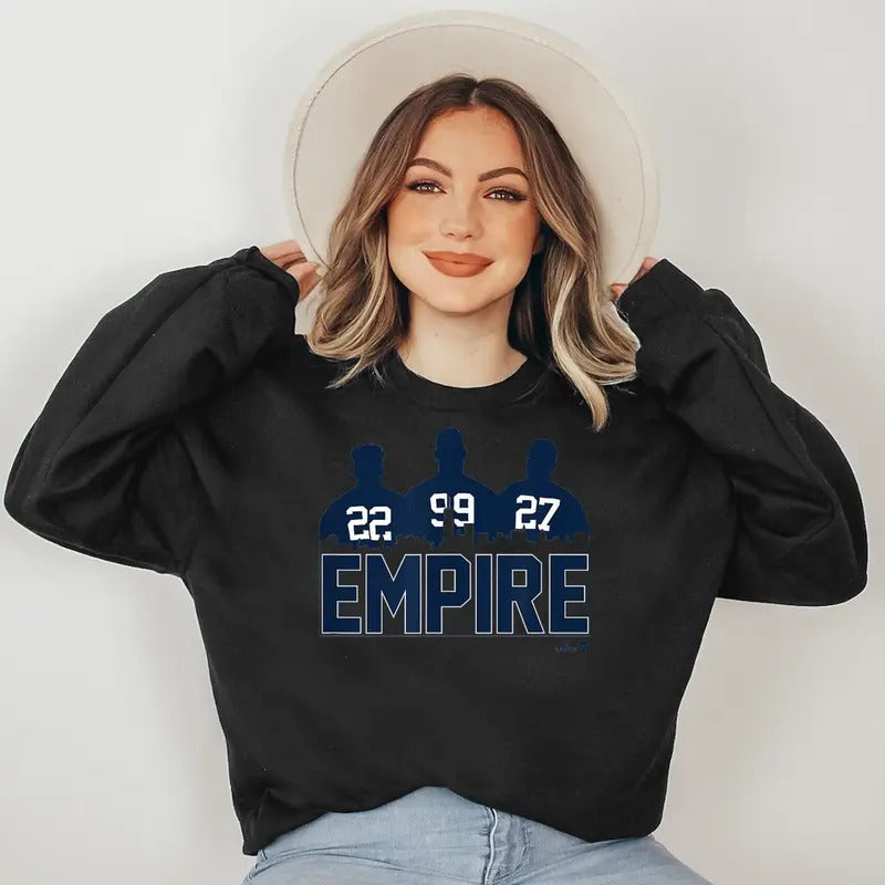 Empire_ Soto, Judge and Stanton - NY Baseball Sweatshirt T-Shirts, Hoodie | HypeDripTees.com