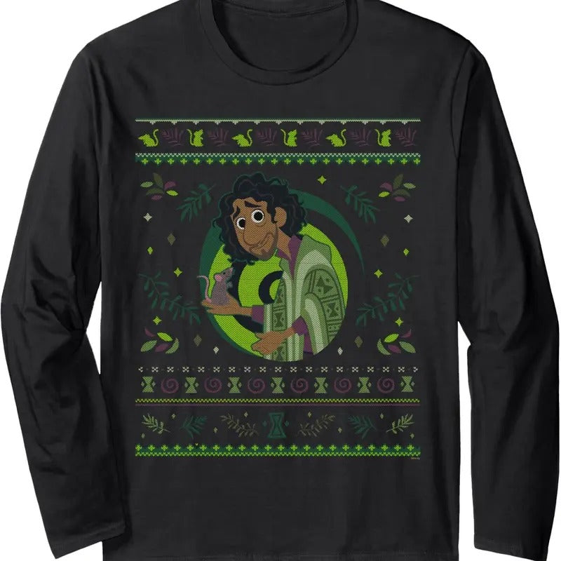 Encanto Bruno Madrigal Ugly Christmas Sweater Long Sleeve T-Shirt Hoodie, Sweatshirt | HypeDripTees.com