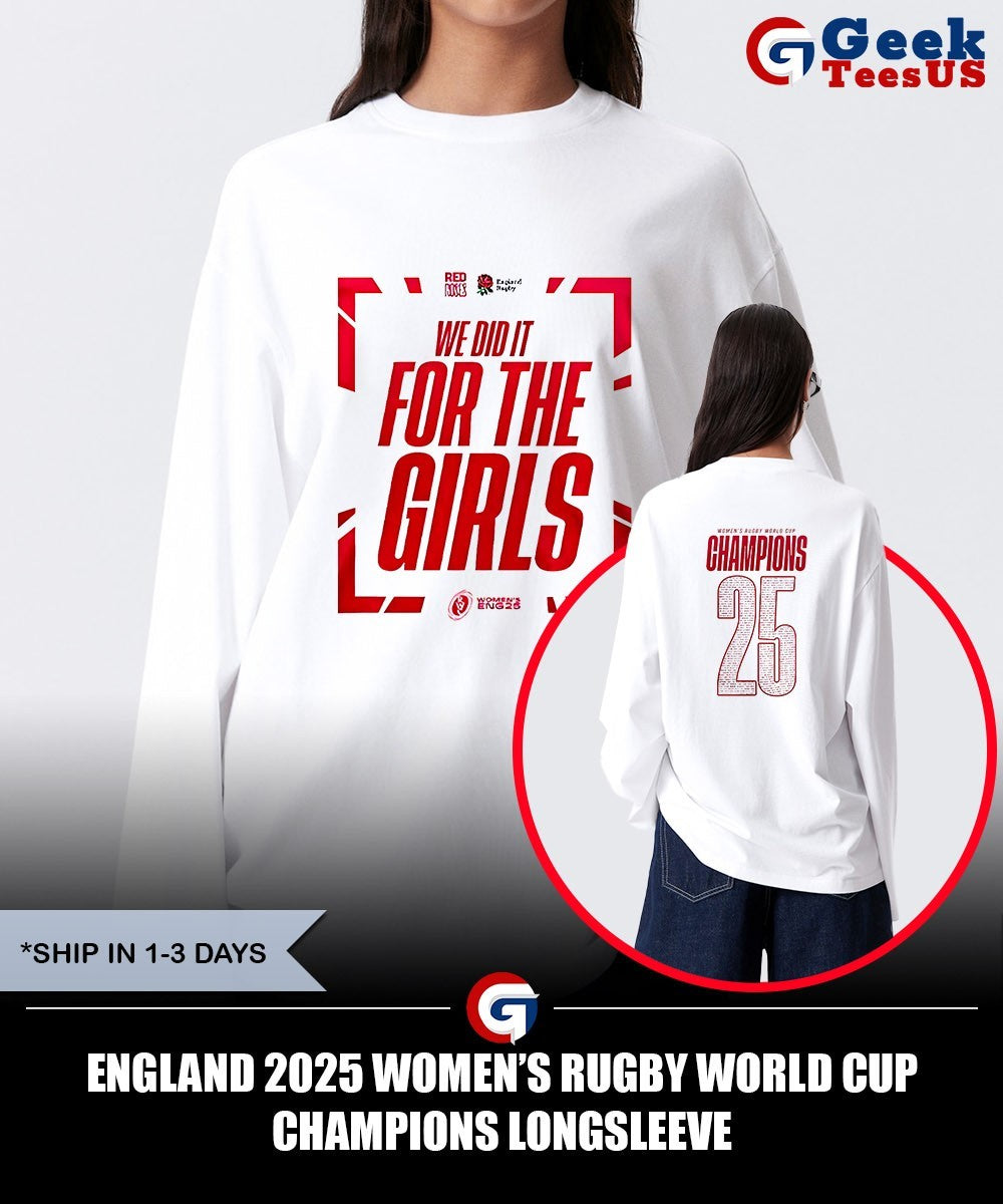 England 2025 Women’s Rugby World Cup Champions shirt