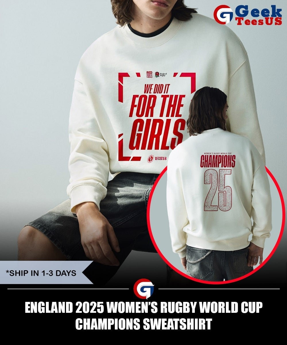 England 2025 Women’s Rugby World Cup Champions shirt