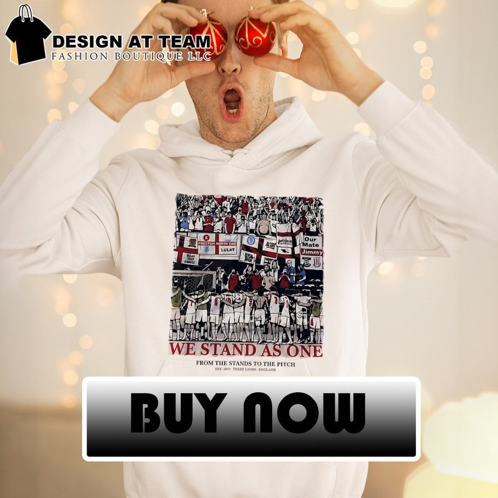 England Soccer we stand as one from the stands to the pitch World Cup 2026 shirt