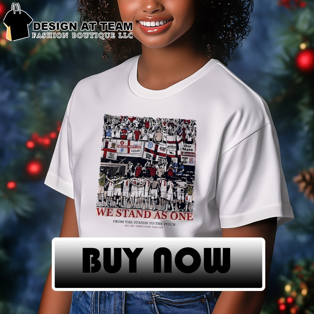 England Soccer we stand as one from the stands to the pitch World Cup 2026 shirt
