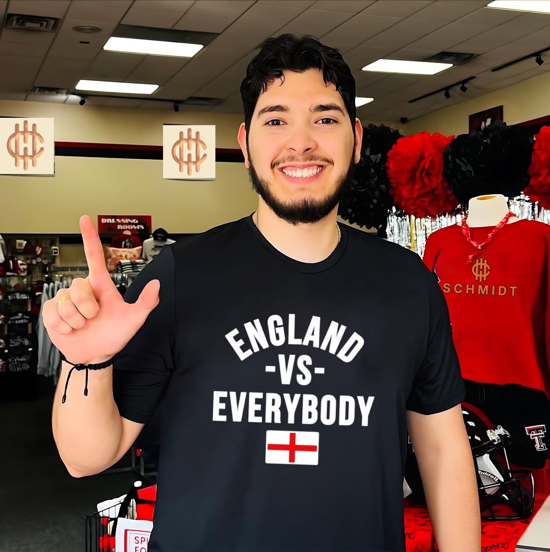 England Vs. Everybody 2026 Wold Cup shirt