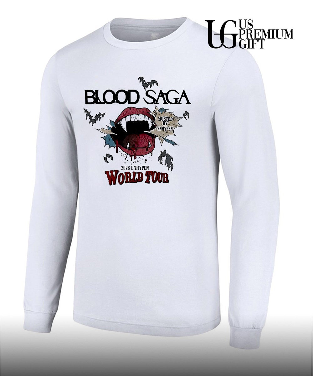 Enhypen Blood Saga World Tour shirt