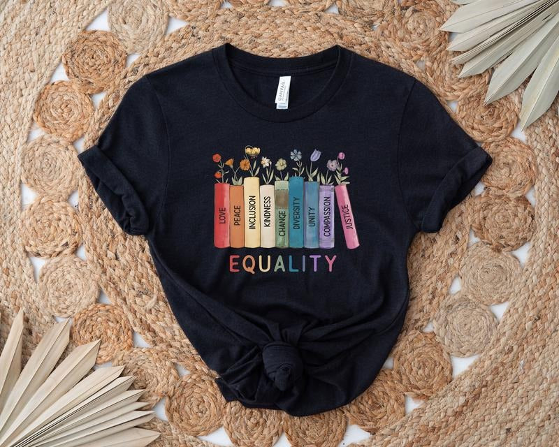 Equal Rights Shirt Human Rights T Shirt Hoodie Sweater Equality Tee Social Justice Shirt Peace Love Shirt Diversity Shirt...