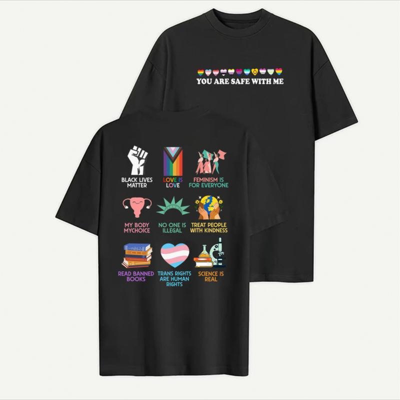 Equality shirt, Human rights shirt, You are safe with me T-shirt Hoodie, Sweatshirt | HypeDripTees.com