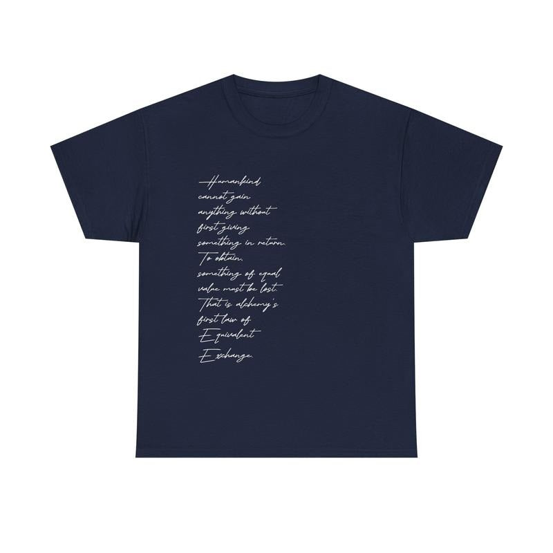 Equivalent Exchange Shirt Hoodie, Sweatshirt | HypeDripTees.com