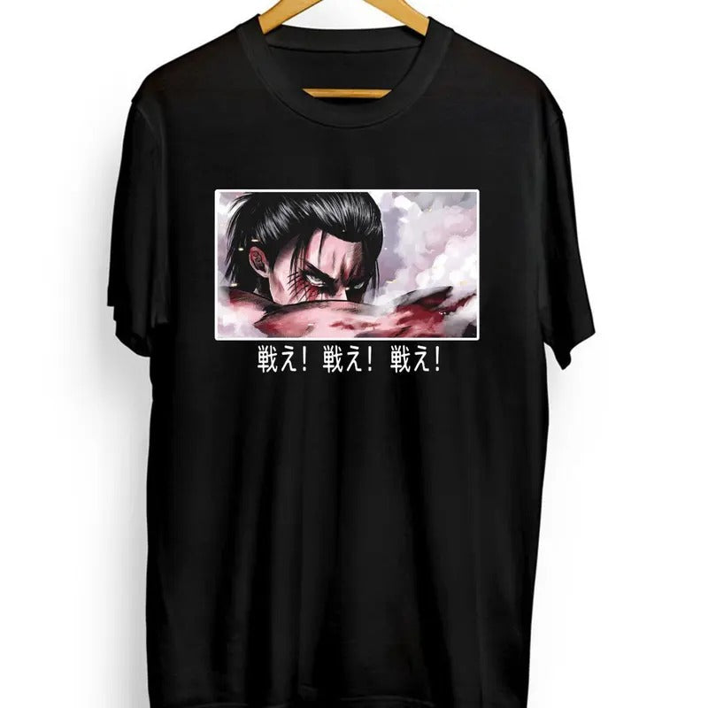 Eren Yeager Aot New Unisex T-shirt,Anime,Attack On Titan,Graphic Tee Hoodie, Sweatshirt | HypeDripTees.com