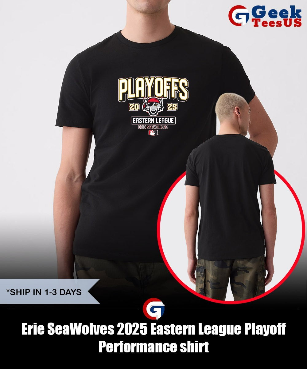 Erie SeaWolves 2025 Eastern League Playoff Performance shirt