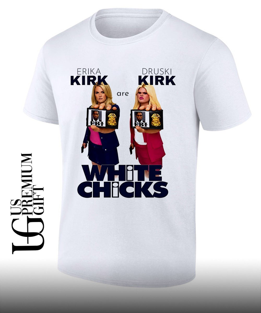 Erika Kirk Druski parody shirt