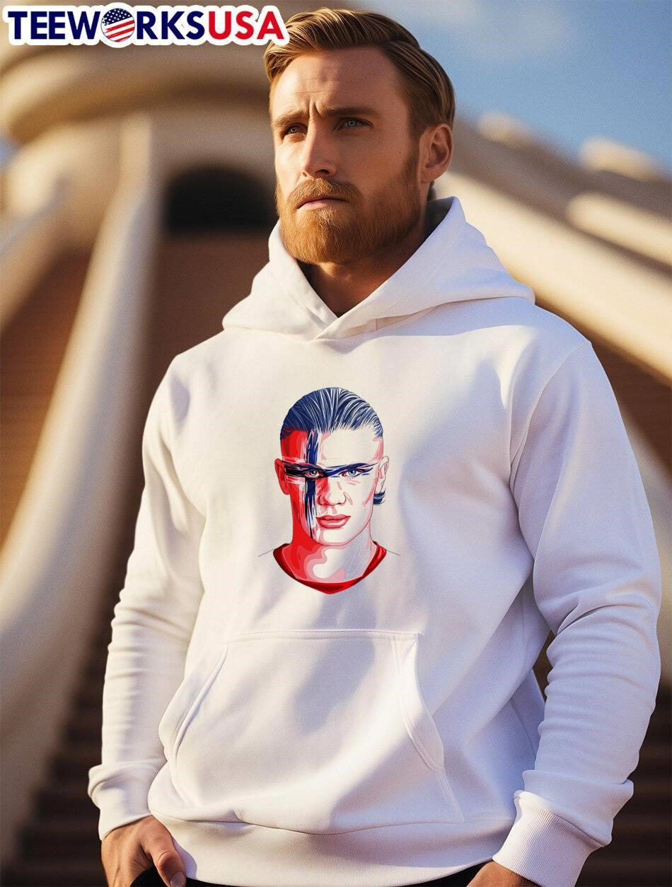 Erling Haaland Face Paint Norway National Football Team Shirt