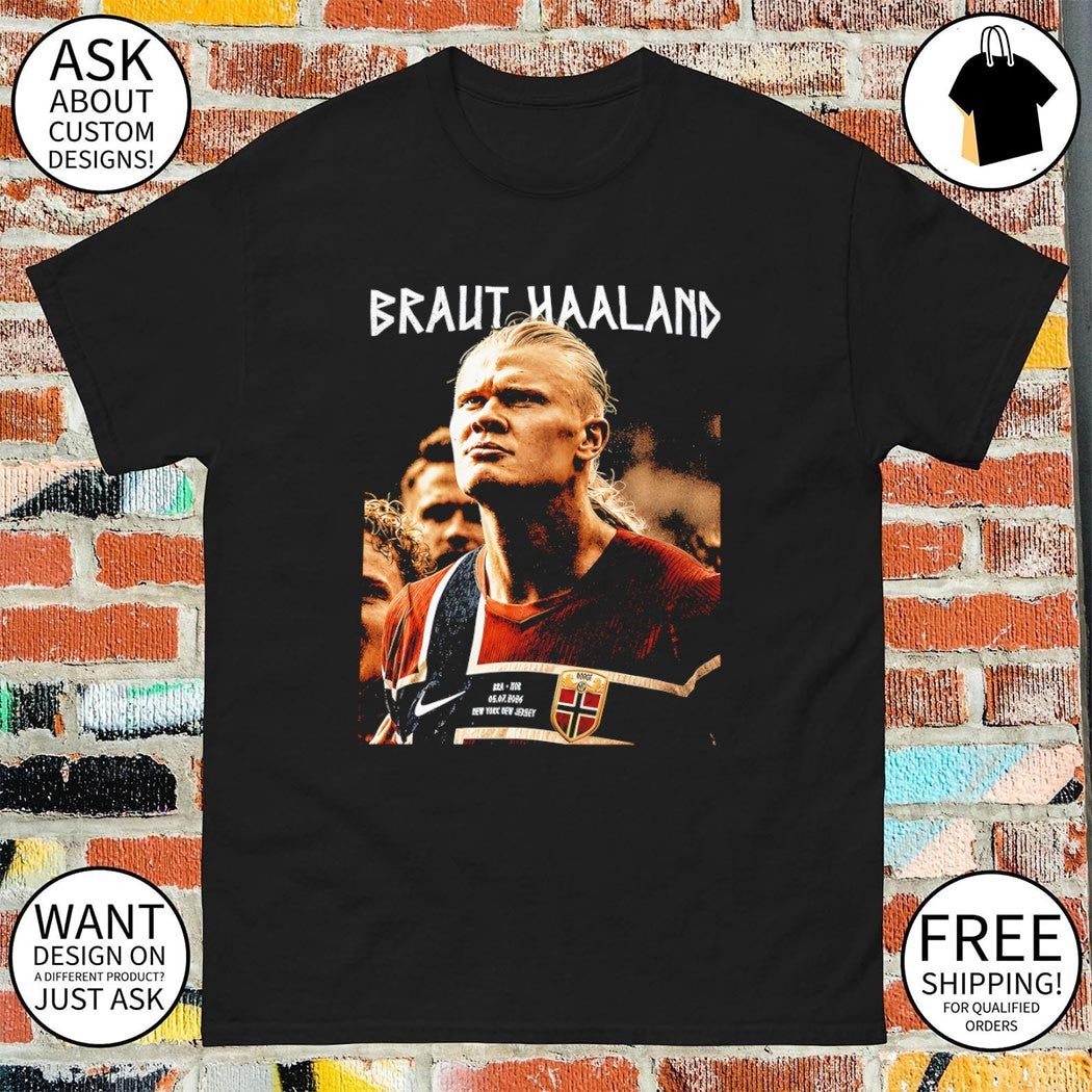 Erling Haaland Norway Soccer National Team Braut Haaland Bra Nor 05 07 2026 shirt