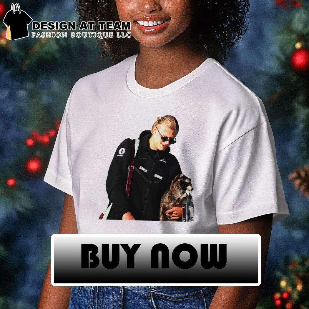 Erling Haaland hug Raccoon Norway Soccer World Cup 2026 meme shirt