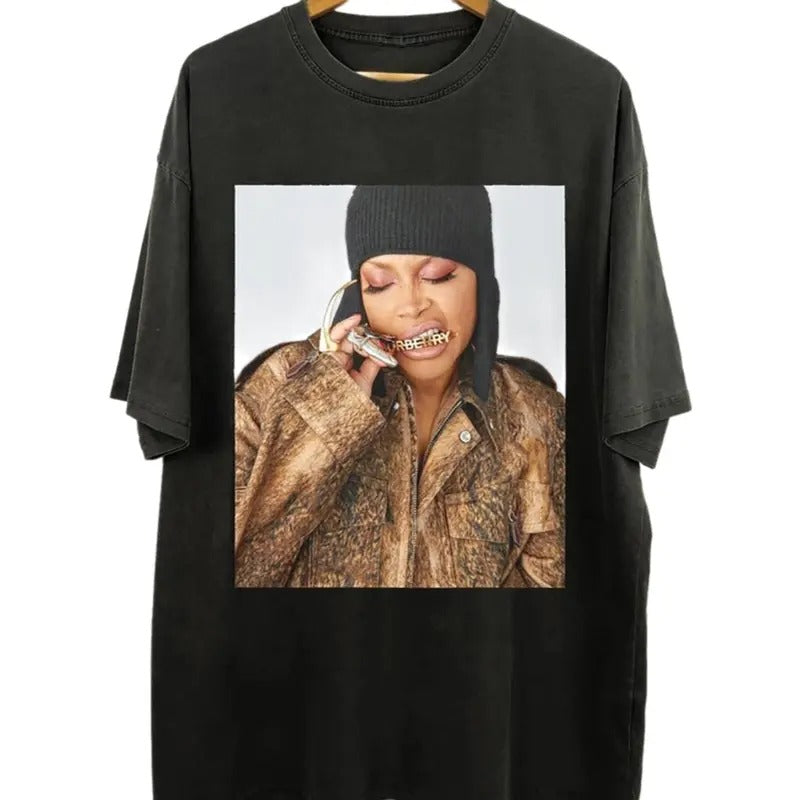 Erykah Badu 2024 Tshirt, 90s Erykah music T-shirt Gift for Men, Women Unisex T shirt Cotton Fabric Hoodie, Sweatshirt