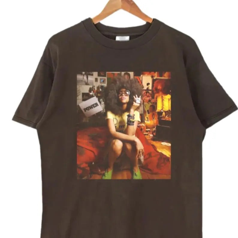 Erykah Badu Graphic Shirt, Erykah Unisex Tour Shirt, Badu Music Rock Shirt, Classic Top, Gift For Fans Hoodie, Sweatshirt