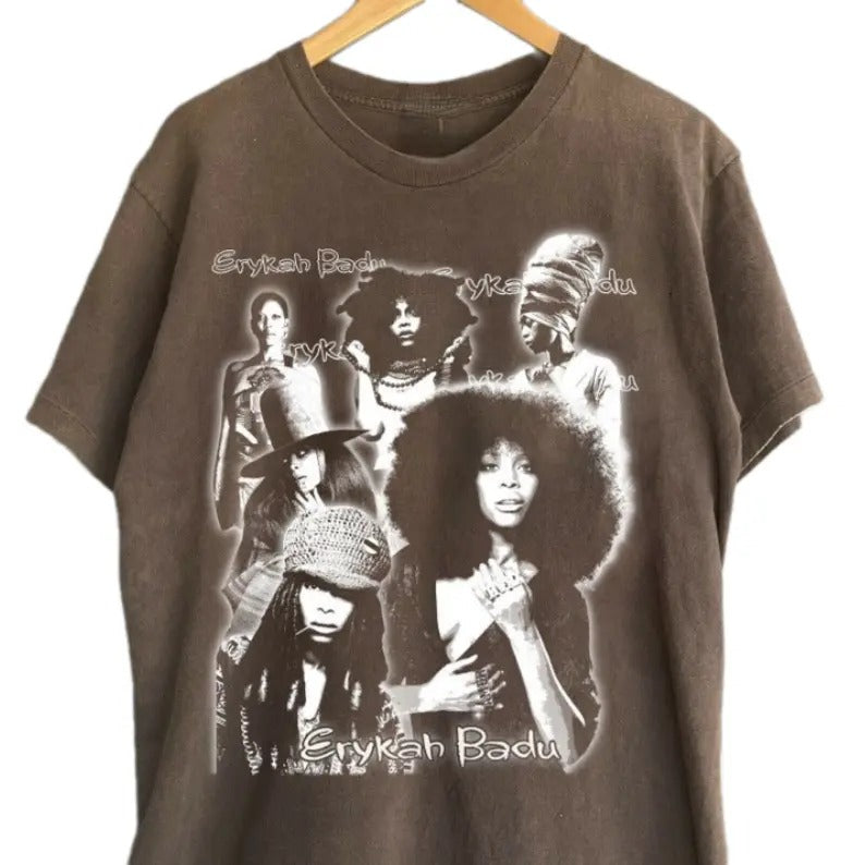 Erykah Badu Graphic Shirt, Gifts for Fans, Erykah Music Rock Tee, Gift For Men Women Shirt Hoodie, Sweatshirt