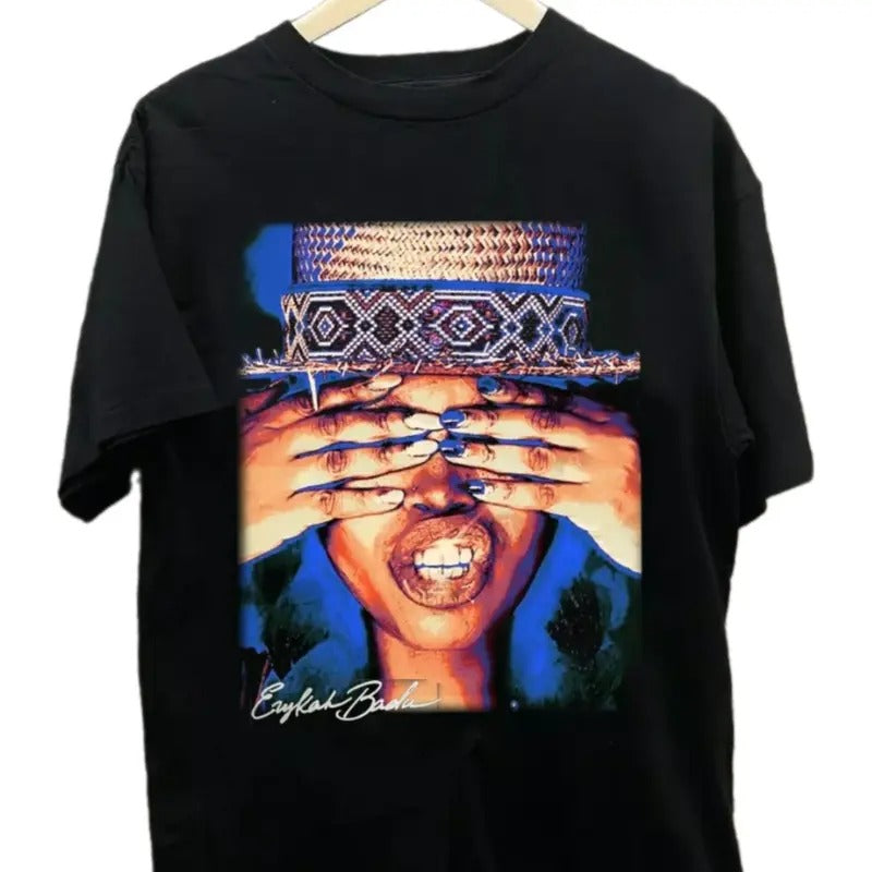 Erykah Badu Singer Graphic Unisex T-Shirt Cotton All Size Classic Clothing Hoodie, Sweatshirt | HypeDripTees.com