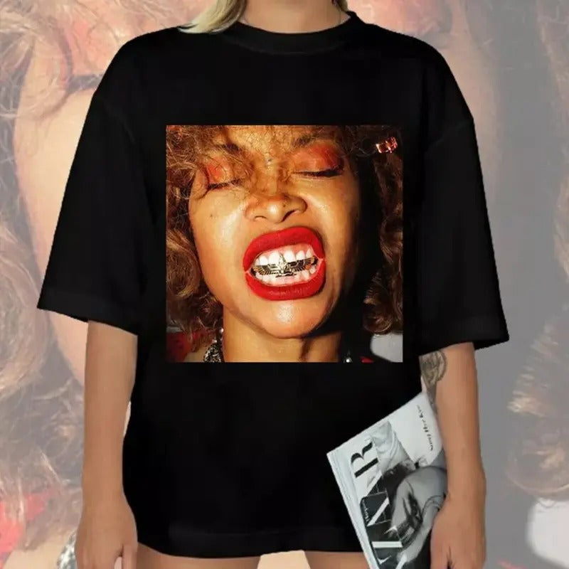 Erykah badu unisex Shirt Cotton Men Women T-Shirt Crewneck Top Womenswear Tshirt Hoodie, Sweatshirt | HypeDripTees.com