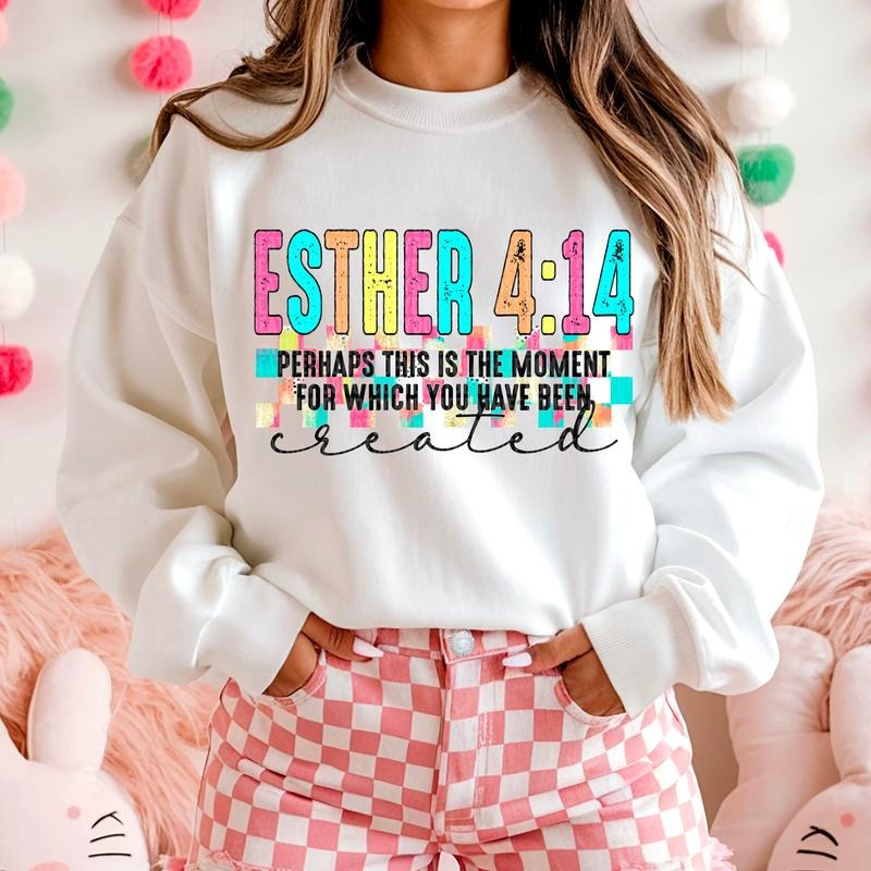 Esther 4:14 DTF Transfers - THIS IS NOT A SHIRT Hoodie, Sweatshirt | HypeDripTees.com