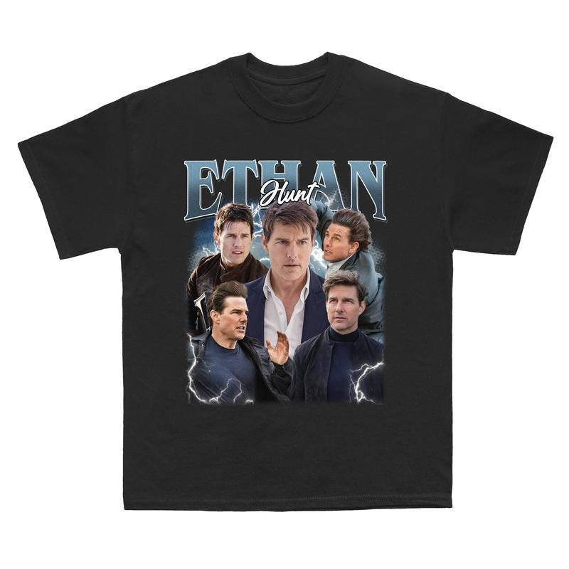 Ethan Hunt T-shirt, Mission Impossible Movie Sweatshirt, Tom Cruise Ethan Hunt Inspired Hoodie, Shirt For Movie Lovers,...