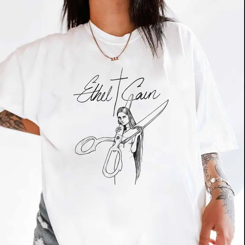Etheel Caain Music Shirt, Alternative Fashion, Gothic Americana, Unisex Short Sleeve Tee Hoodie, Sweatshirt