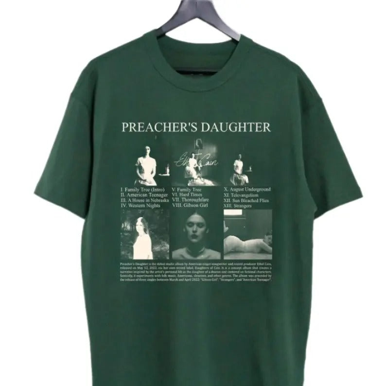 Ethel Cain Retro Shirt, Preacher's Daughter Music Album Shirt, Ethel Concert Tour Classic Tee, Fans Gift Hoodie, Sweatshirt