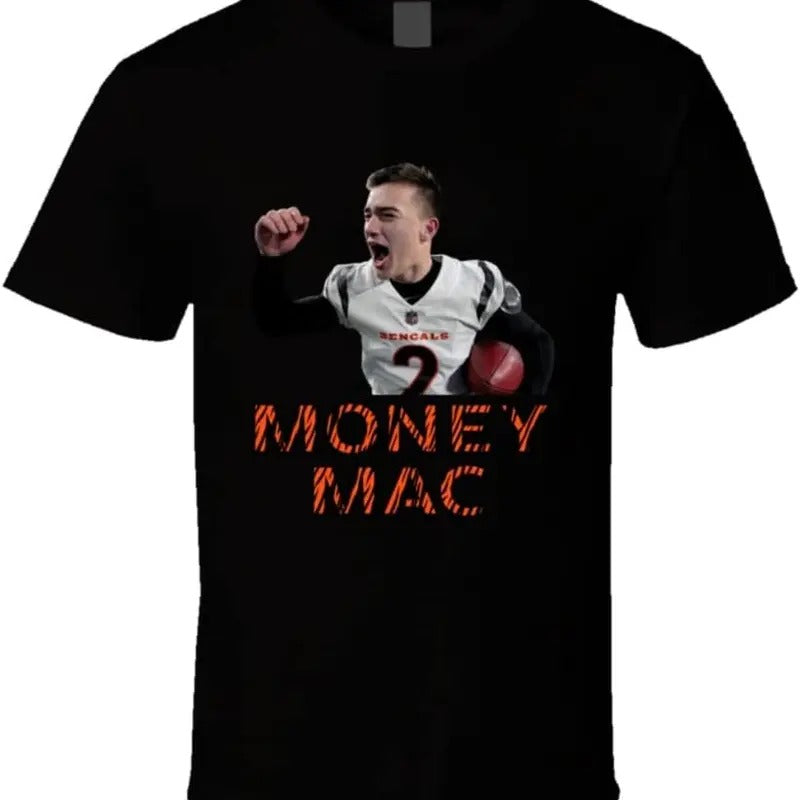 Evan McPherson Money Mac Cincinnati Football Fan T Shirt Hoodie, Sweatshirt | HypeDripTees.com